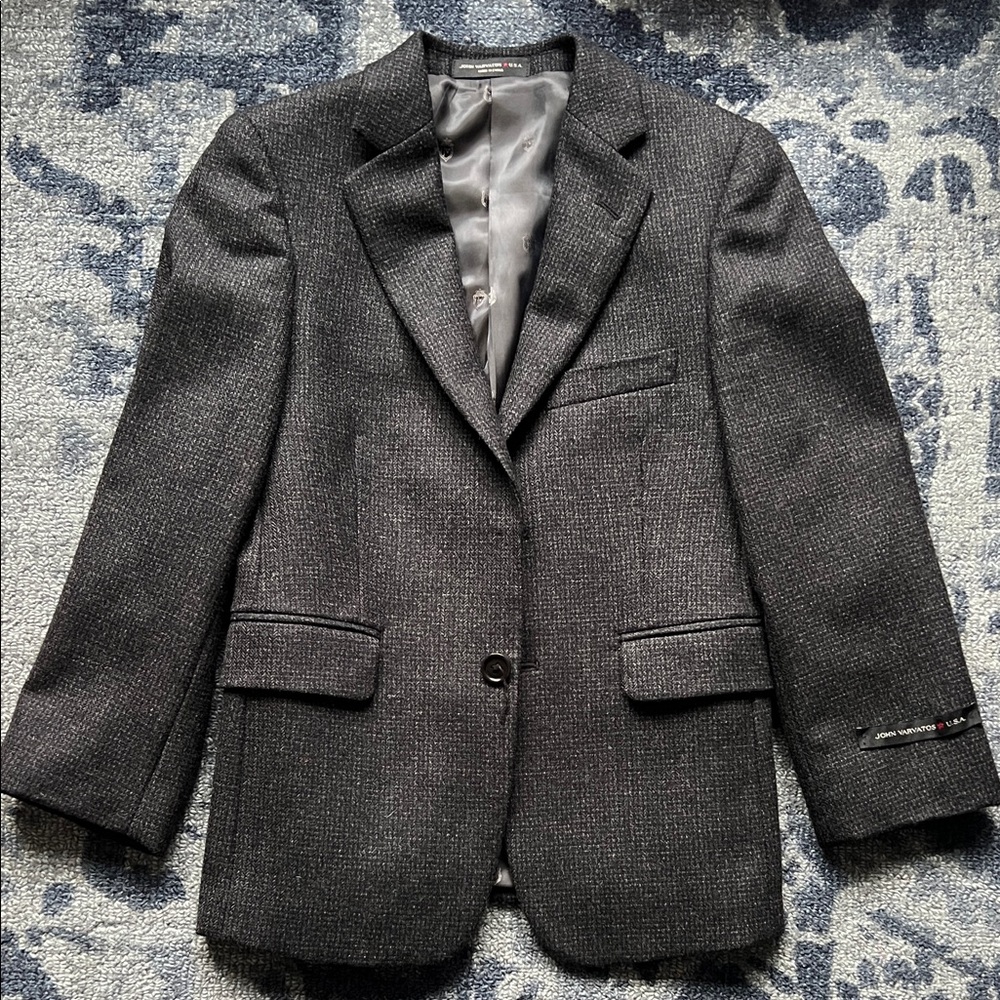 John Varvatos Charcoal Gray Kids Blazer size 8